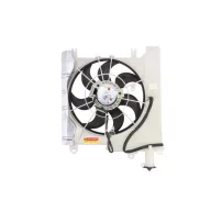   Peugeot 107 2012.04.01-2014.12.31 Hűtőventilátor komplett (1.0) klímás (12YV)