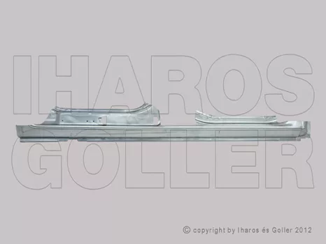 Dacia Dokker 2012.11.01 Küszöb jobb (tolóajtós változat)  (1MC2)