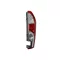 Renault Kangoo 2013.07.01-2021.04.30 Hátsó lámpa üres bal (2 hátsó ajtó) (13RT)