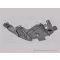 Renault Megane 2008.10.31-2012.03.31 Első lökhárító tartó jobb, (fényszóró tartó alsó) (13XY)