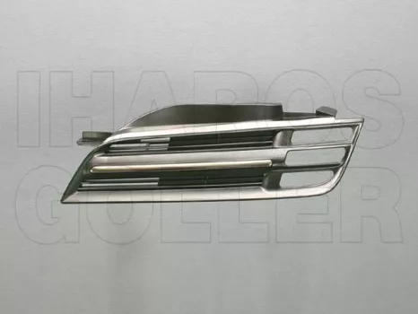 Nissan Micra (K12) 2003.01.01-2005.05.31 Hűtődíszrács bal króm-fekete (0J1I)