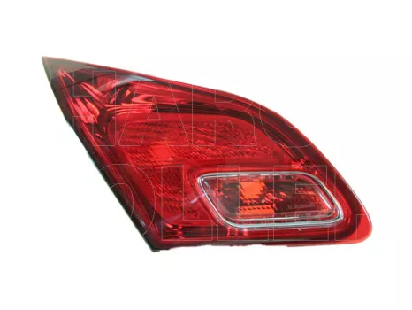 Opel Astra J/2 2012.09.01-2015.05.30 Hátsó lámpa üres bal belső, piros/fehér (5 a) TYC (00XB)