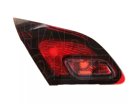 Opel Astra J/2 2012.09.01-2015.05.30 Hátsó lámpa üres bal bel söt. pir/fehér (5 a) TYC (00XD)