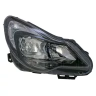   Opel Corsa D 2011.03.01-2014.08.31 fényszóró H7/H1+nappali fény jobb, fekete házas (motorral) Valeo (17GH)