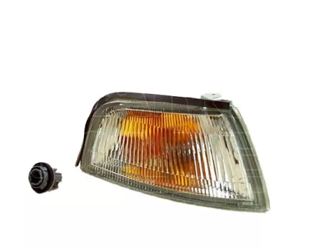 Mitsubishi Lancer 1996.03-1997.11 Első vill. kpl. jobb fehér, sárga betétes  (0MGK)