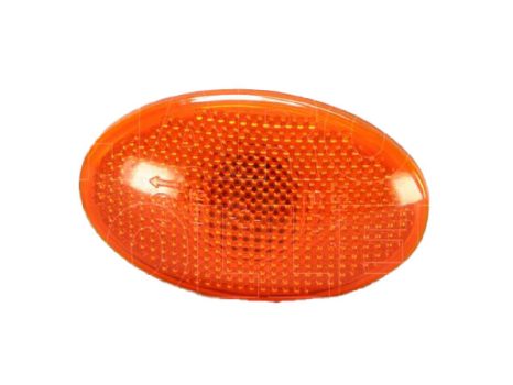 Ford Fiesta 1989.02.01-1997.01.31 Oldalvillogó kpl. jobb-bal sárga (ovális) TYC (0GXL)