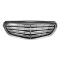Mercedes E (W212) 2013.03.01-2016.01.01 Hűtődíszrács fekete festett, króm díszléc (18HP)