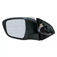   Nissan Qashqai J11 2013.12.01-2017.02.01 Bal visszapillantó tükör elektromosan állítható, domború, fűthető, alapozott, villogós, elektromosan behajtható (19AI)