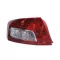 Peugeot 407 2008.09.01-2010.12.31 Bal hátsó lámpa üres 4 ajtós DEPO (1BWZ)