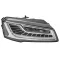 Audi A8 2010.03.01-2017.08.30 Jobb LED fényszóró (vezérlő nélkül) 13.10 HELLA (1C63)