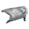 Ford Ranger 4 2016.02.01- Bal fényszóró DE H11 HB3 fekete házas motoros DEPO (1C6R)