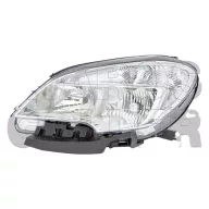   Opel Mokka 2012.09.01-2016.09.01 Bal fényszóró HB3/H7+nappali fény króm hátsó (motorral) DEPO (1CZI)