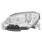 Opel Mokka 2012.09.01-2016.09.01 Bal fényszóró HB3/H7+nappali fény króm hátsó (motorral) DEPO (1CZI)