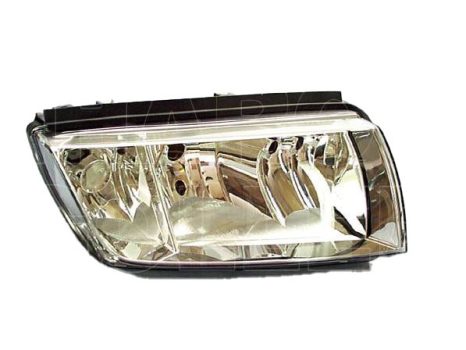 Skoda Fabia 1999.08.01-2007.04.30 Fényszóró H7/H3 jobb (króm házas) HELLA  (0D66)