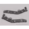 Citroen C3 2017.01.01-2020.01.01 Első lökhárítótartó bal vagy jobb (egyben csomag) (1F4Y)