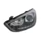 Hyundai Ix35 2010.04.01-2014.12.31 fényszóró HIR2/LEDx2 bal fekete házas 13.7 motoros DEPO (1F6V)