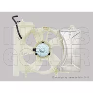   Toyota Yaris 2011.10.15-2014.06.30 Hűtőventilátor komplett Francia gyártás (1.0,1.3) (1FCF)