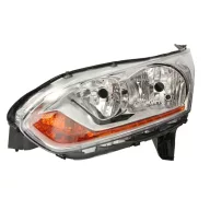   Ford Transit Connect-Tourneo 2013.09.30-2018.05.28 fényszóró H7/H15 bal + DRL, króm házas, motorral DEPO (1G64)