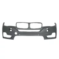   BMW X5 (F15) 2013.09.01-2018-07.31 Első lökhárító borítás alapozott, szenzoros, fényszórómosó lyukas (1JSX)