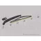 Opel Insignia 1/1 2008.09.01-2013.08.31 Hátsó ablaktörlő kar lapáttal 305mm kombi (1K6V)