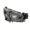 Mazda 2 2014.02.27- Jobb Fényszóró H4 Fekete házas Motoros DEPO (1MDS)