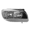 BMW X1 (E84) 2012.07.01-2015.08.31 Jobb fényszóró H7/H15 fekete házas motorral TYC (1X3J)