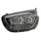 Ford Transit Custom 2018.01.01-2023.09.30 Bal fényszóró H1 H7 LED fekete házas motorral DEPO (1ZTX)