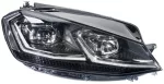   VW Golf VII/2 2016.11.01-2019.11.01 Fényszóró 6 féle LED funkcióval, jobb HELLA (1SXU)