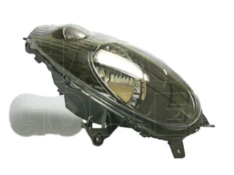 Nissan Micra (K12) 2003.01.01-2005.05.31 fényszóró H4 jobb fekete házas (belülr.áll.) TYC (0II8)