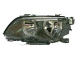   BMW 3 (E46) 2001.09.01-2005.02.28 fényszóró 2H7 bal, fekete házas (nem Coupé/Cabrio) TYC (0M6T)