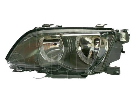 BMW 3 (E46) 2001.09.01-2005.02.28 fényszóró 2H7 bal, fekete házas (nem Coupé/Cabrio) TYC (0M6T)