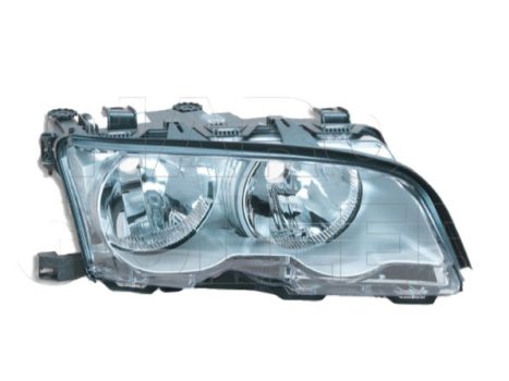 BMW 3 (E46) 2001.09.01-2005.02.28 fényszóró 2H7 jobb, titán ház (Coupé/Cab.) 03.02-ig TYC (06TL)