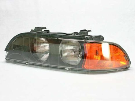 BMW 5 (E39) 1995.12.01-2000.08.31 Fényszóró FF-H7/HB3 sárga villogó bal TYC (0MU5)