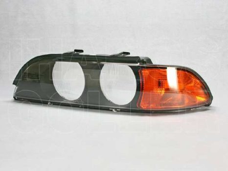 BMW 5 (E39) 1995.12.01-2000.08.31 Fényszóró üveg bal sárga villogó (halogén fsz) TYC* (0MIX)