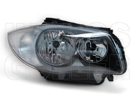 BMW 1 (E87, E81) 2007.04.01-2011.05.31 Fényszóró 2H7 jobb, fekete házas 09.03- (motoros állítás, motor nélkül) TYC (048Z)