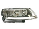   Audi A6 2004.05.01-2008.09.30 Fényszóró H1/H7 jobb (motoros állítás, motor nélkül)TYC (0NU5)