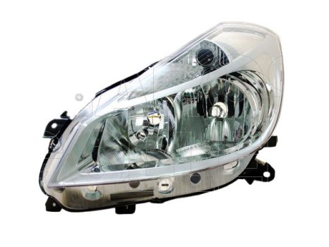 Renault Clio (Clio III) 2005.10.01-2008.12.31 fényszóró 2H7 bal, króm, motorral (nem Campus) TYC (0R4T)
