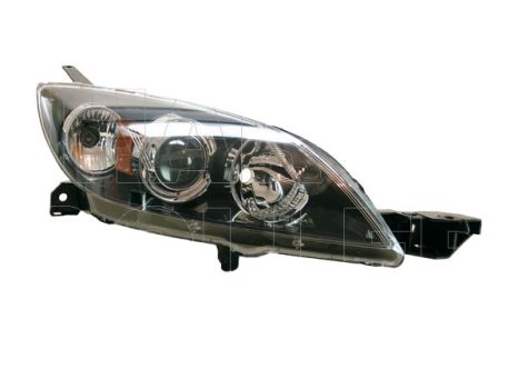 Mazda 3 2003.10.01-2006.06.30 Fényszóró HB3/H7 jobb, 5 ajtós (belülről állítható) TYC (0YJS)