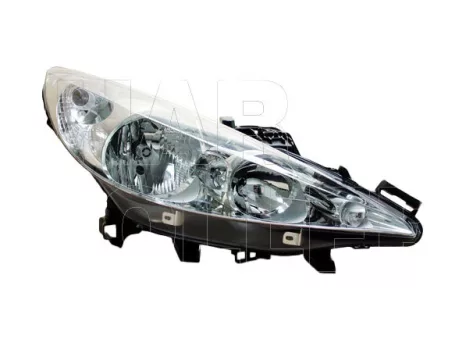 Peugeot 207 2006.06.01-2013.06.30 Fényszóró H1/H7 jobb (motorral) TYC (0S0D)