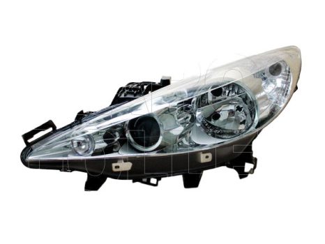 Peugeot 207 2006.06.01-2013.06.30 Fényszóró 2H7/H1 bal, projector (motorral) TYC (0S0C)