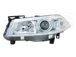   Renault Megane 2006.01.01-2008.10.31 Fényszóró H1/H7 bal ezüst házas (motoros állítás, motor nélkül) TYC (0RDG)