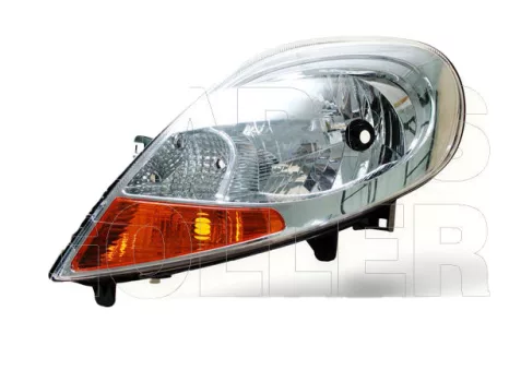 Nissan Primera (P12) 2002.03.01-2007.12.31. Fényszóró H4 bal, sárga villogó (motoros állítás, motor nélkül) TYC (0RF6)