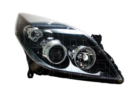 Opel Signum 2005.09.01-2007.08.31 fényszóró H1/H7 jobb fekete házas (motorral) TYC (0R6S)