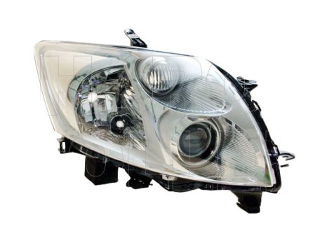 Toyota Auris 2007.03.01-2010.02.28 fényszóró H11/HB3 jobb króm házas, V-tip. (motorral) TYC (0SHG)
