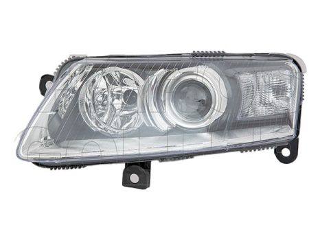 Audi A6 2004.05.01-2008.09.30 fényszóró Bi-xenon bal elektr.+izzó+motor nélkül TYC (02MW)