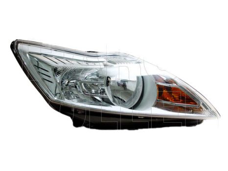 Ford Focus 2007.09.01-2011.02.28 Fényszóró H1/H7 jobb króm házas (motorral) TYC (0UK6)