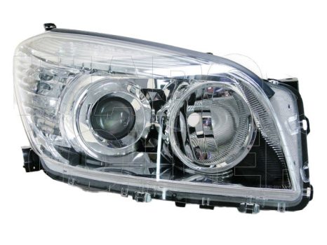 Toyota RAV-4 XA30 2005.11.01-2009.01.31 fényszóró HB3/H11 jobb króm házas (motoros állítás, motor nélkül) TYC  (0SX8)