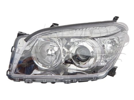 Toyota RAV-4 XA30 2005.11.01-2009.01.31 fényszóró HB3/H11 bal fekete házas (motoros állítás, motor nélkül) TYC (1FZ1)