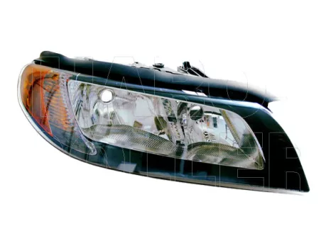 Volvo S80 2006.03.01-2011.04.30 Fényszóró H7/H9 jobb, fekete házas (motorral) TYC (0Y64)