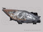   Mazda 3 2009.04.01-2011.10.31 Fényszóró H11/HB3 jobb, fekete h. (motoros) TYC (1FZ5)